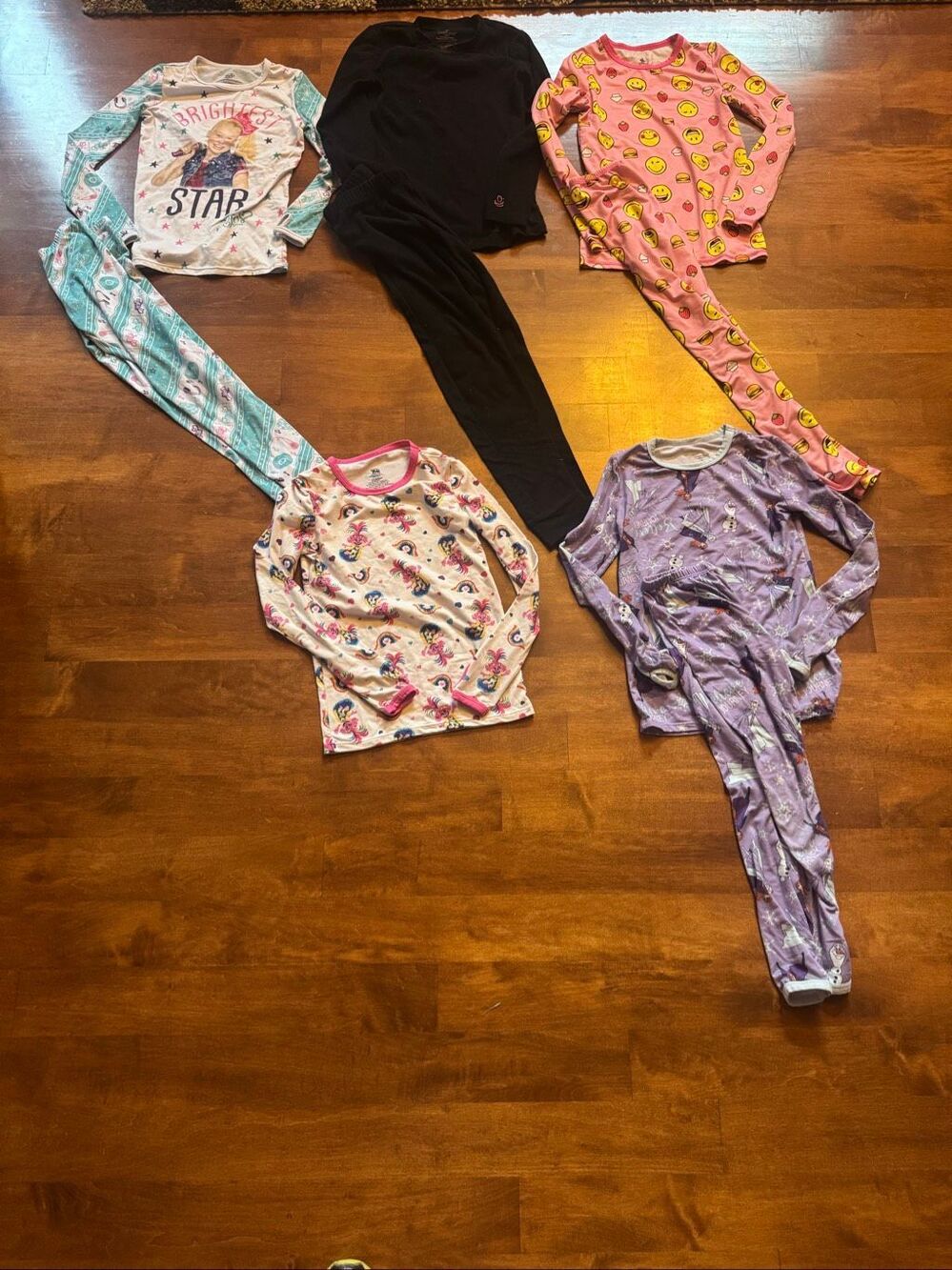 Girls cuddl duds pajama bundle size 6/7